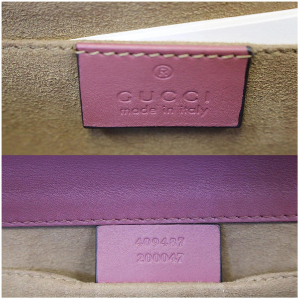 GUCCI Small Padlock GG Supreme Monogram Blooms Print Shoulder Bag