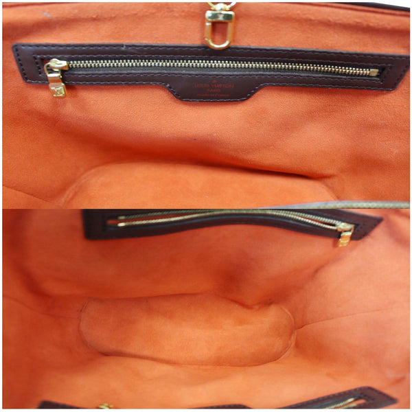 LOUIS VUITTON Manosque PM Damier Ebene Shoulder Bag Brown