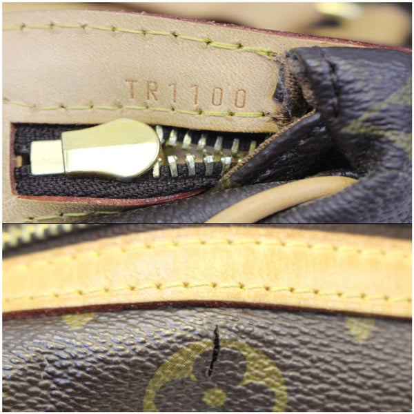 LOUIS VUITTON Stresa PM Monogram Canvas Shoulder Bag Brown