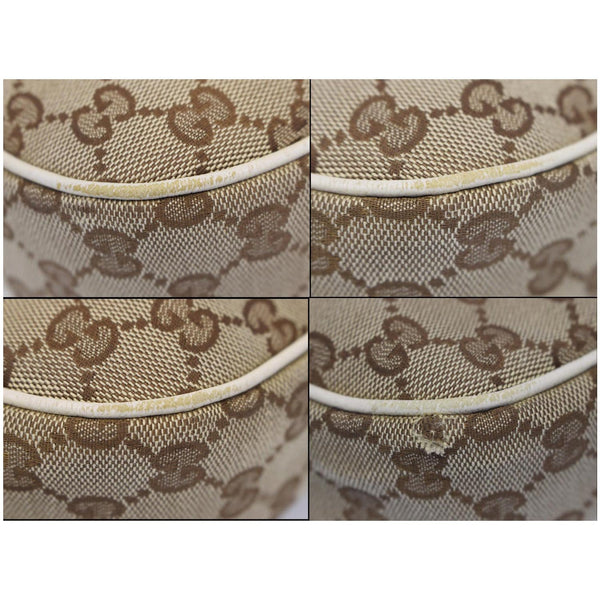 Gucci Charmy GG Canvas Hobo Bag Beige - exterior