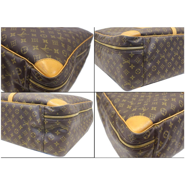LOUIS VUITTON Sirius 55 Monogram Canvas Suitcase Travel Bag Brown