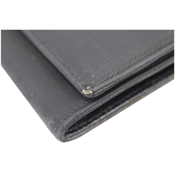 PRADA Nylon Bifold Long Wallet Black-US