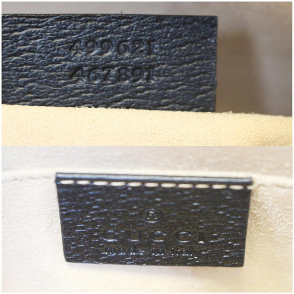 Gucci Ophidia Small Web GG Leather Shoulder Bag Black