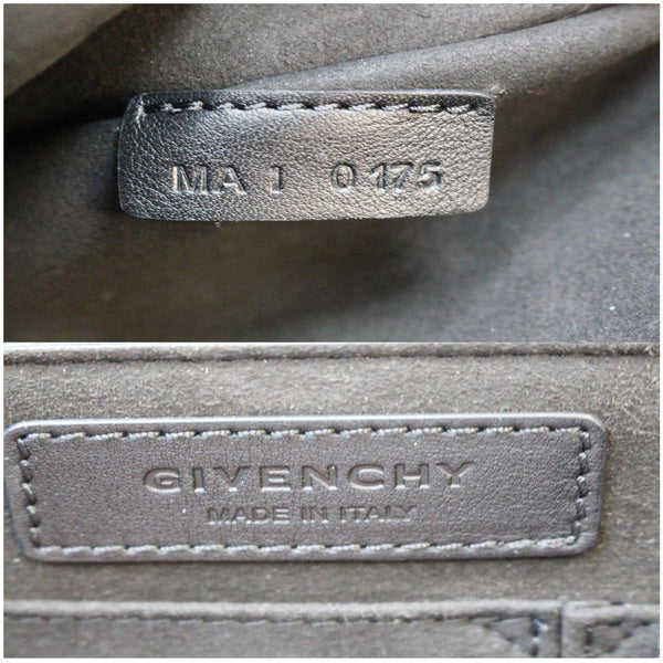 GIVENCHY Shark Medium Calfskin Bicolor Satchel Bag Black/White - 20% OFF