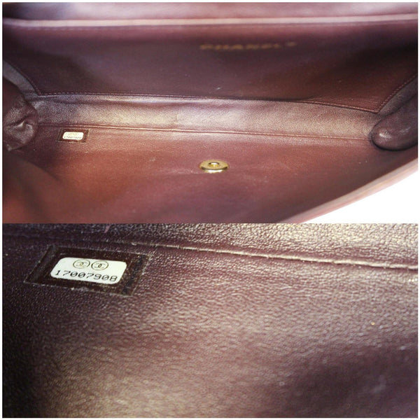 Chanel Flap Bag Clutch With Chain Quilted Lambskin leather interior