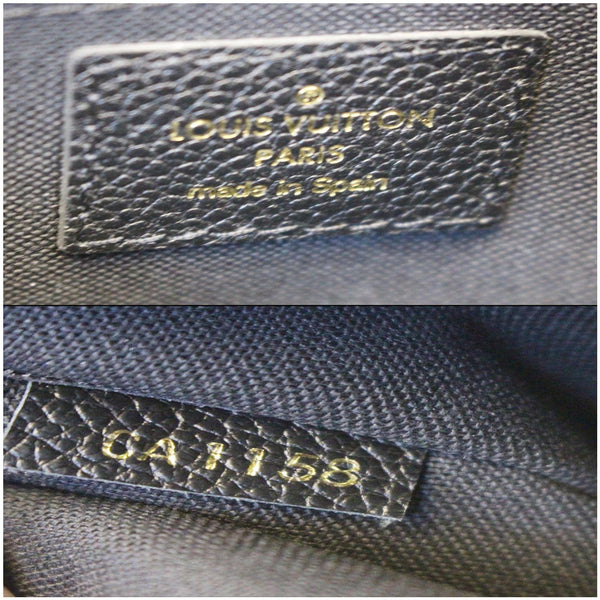 LOUIS VUITTON Pallas Monogram Canvas Clutch Crossbody Bag Brown/Black-US