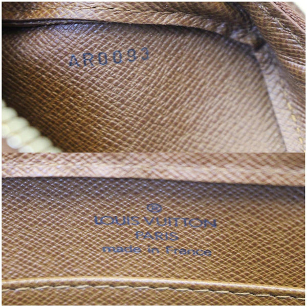 LOUIS VUITTON Orsay Monogram Canvas Clutch Bag Brown