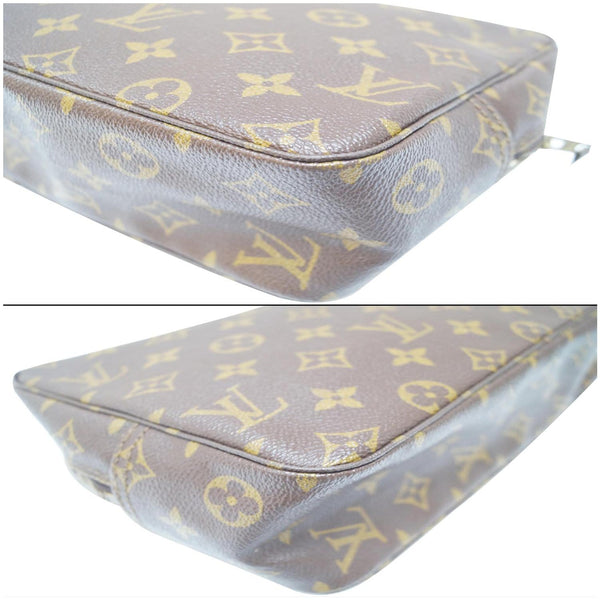 Louis Vuitton Trousse Toilette 28 Monogram Cosmetic Pouch - corner