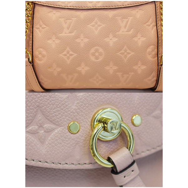 LOUIS VUITTON Blanche BB Empreinte Leather Shoulder Bag Rose Poudre