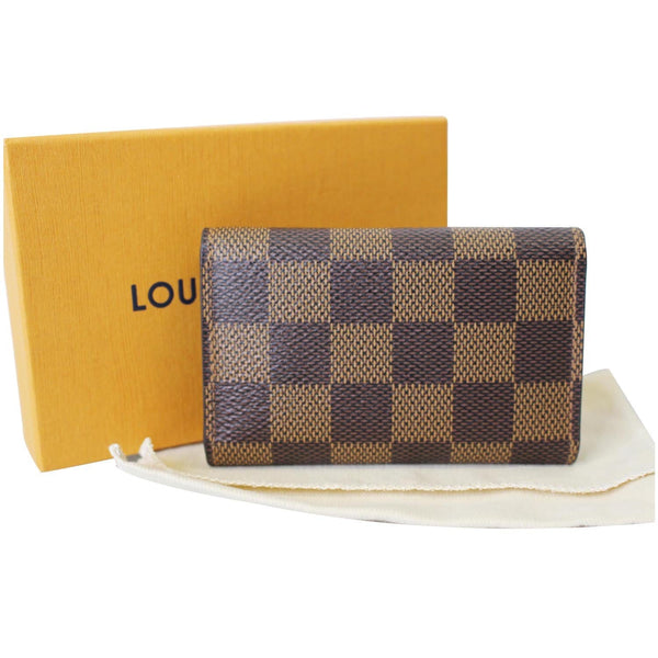 Louis Vuitton Damier Ebene 6 Key Holder Brown full view