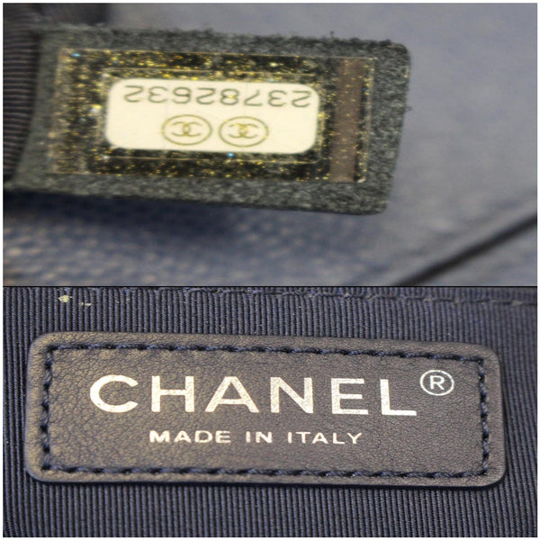 CHANEL CC Chevron Flap Shoulder Crossbody Bag Blue-US