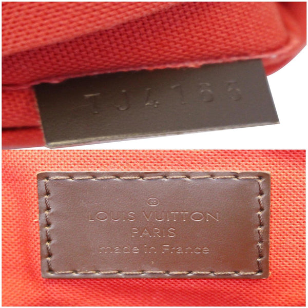 LOUIS VUITTON Siena PM Damier Ebene Shoulder Bag Brown