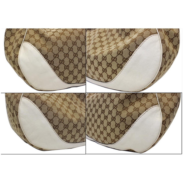 GUCCI Charlotte GG Monogram Beige/White Tote Shoulder Bag