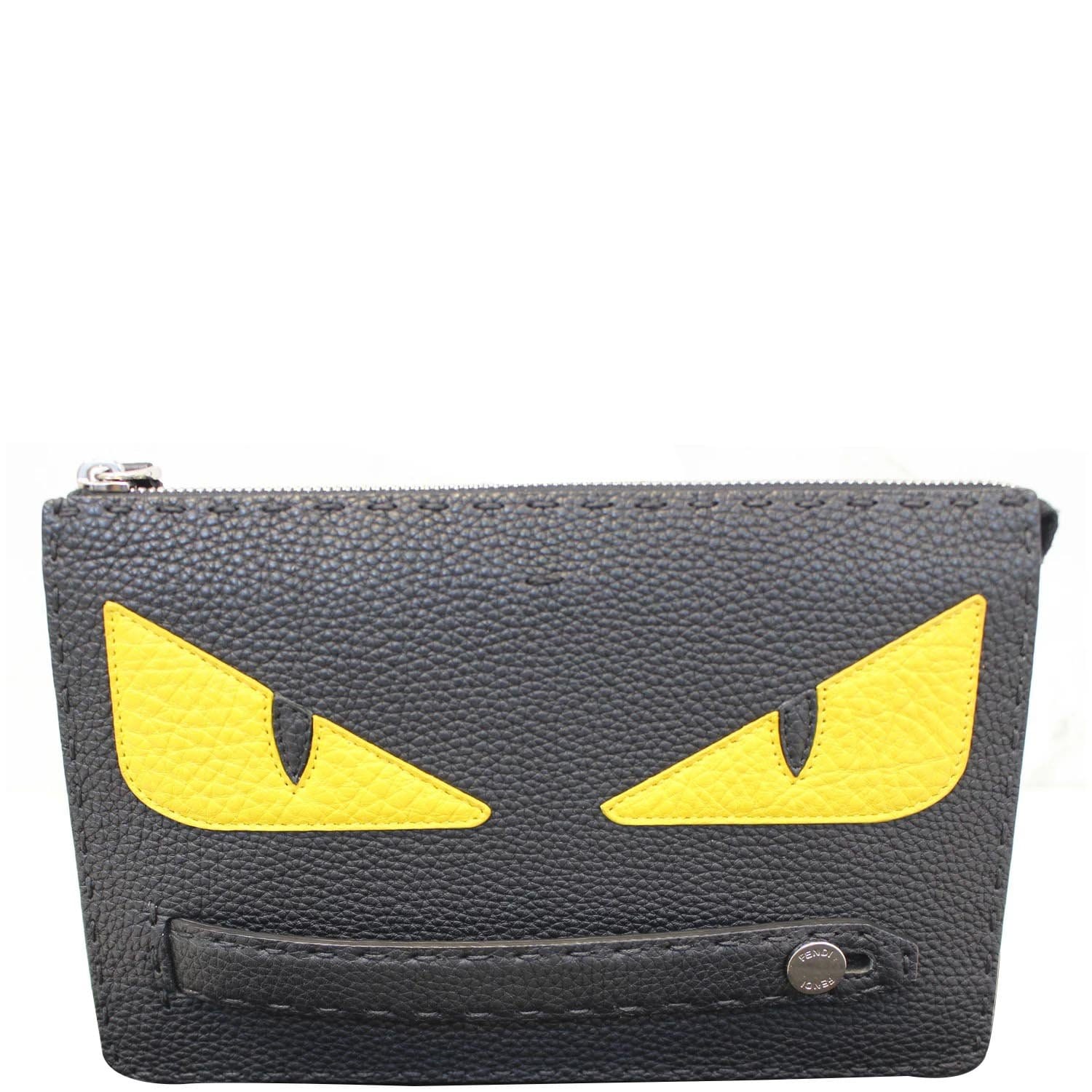 Fendi Bag Bugs Eyes Roman Leather For Women
