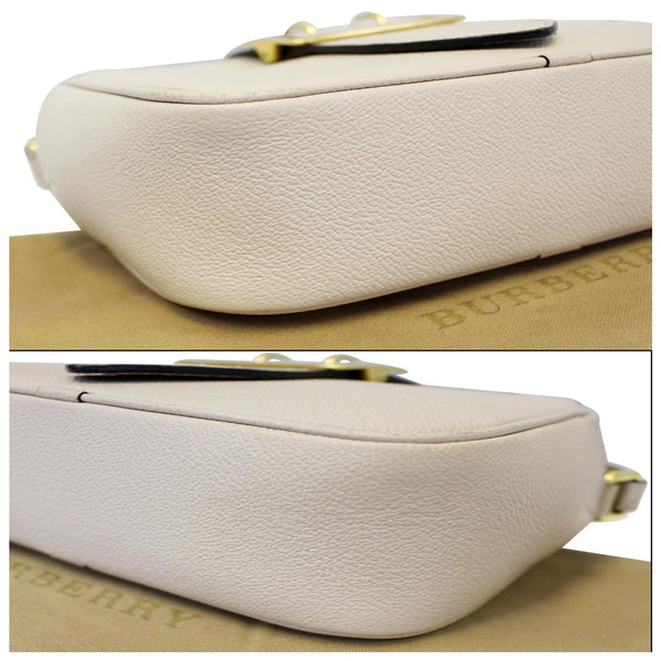 Burberry Crossbody Bag | Burberry Buckle Limestone - side view