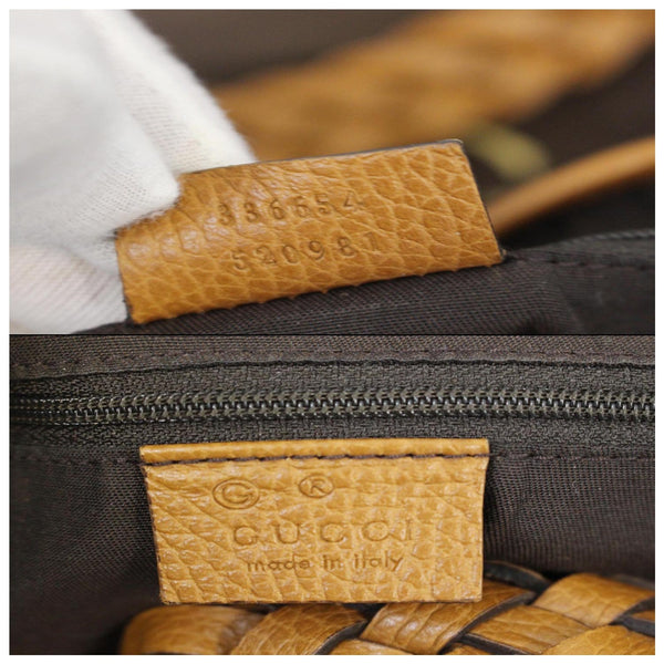 GUCCI Pelham Brown Leather Hobo Bag 336654-US