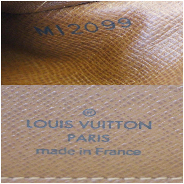 LOUIS VUITTON Eugenie Monogram Canvas Wallet Brown