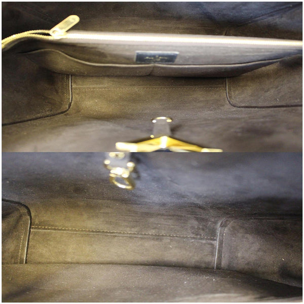 LOUIS VUITTON Kimono Monogram Calfskin Tote Bag Black