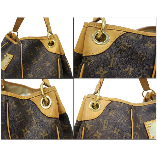 LOUIS VUITTON Galliera PM Monogram Canvas Shoulder Bag Brown