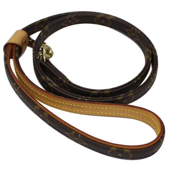 lv MM Monogram Canvas Dog Leash Strap leather