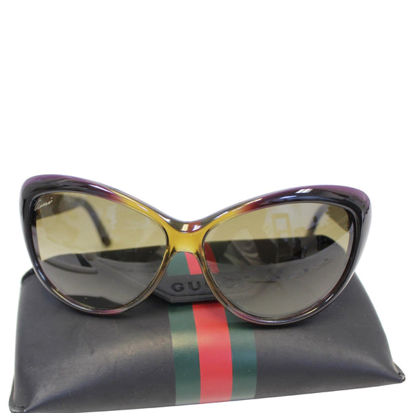 GUCCI Cat Eye Sunglasses 3510S Purple/Black