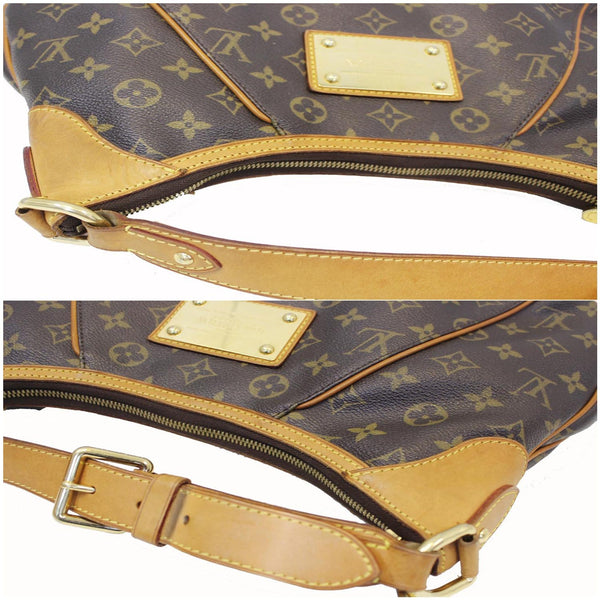LOUIS VUITTON Thames M Monogram Canvas Shoulder Bag Brown-US