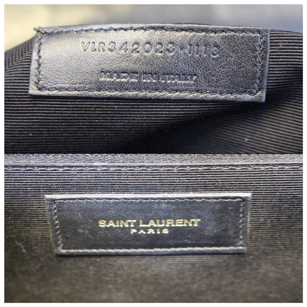 YVES Saint Laurent Large Envelope Chain Shoulder Bag Black