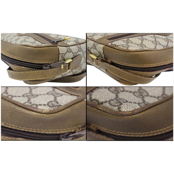 GUCCI GG Canvas Web Crossbody Bag Vintage Brown-US
