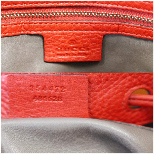 GUCCI Lady Tassel Bucket Leather Shoulder Bag Red 354472