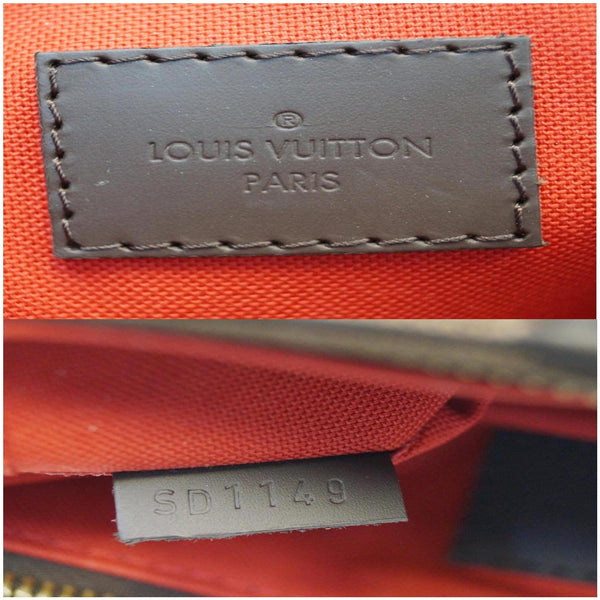 LOUIS VUITTON Siena PM Damier Ebene Shoulder Bag Brown