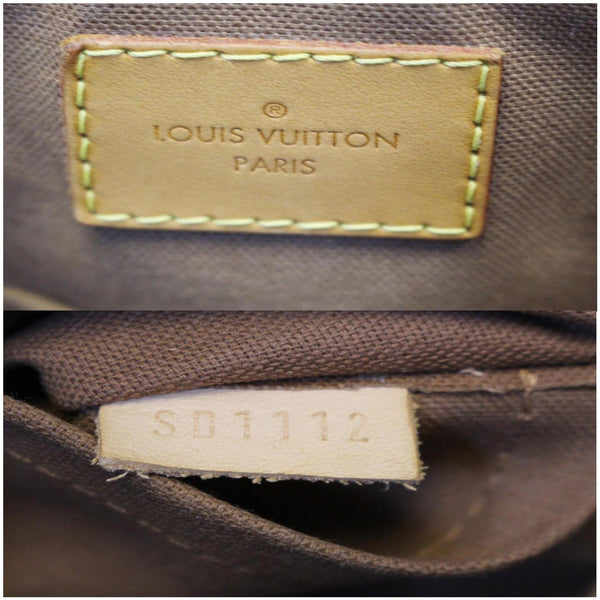 LOUIS VUITTON Tivoli PM Monogram Canvas Shoulder Bag Brown