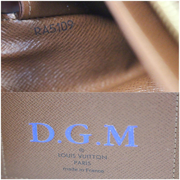 LV Brazza Wallet Monogram Canvas with tag number