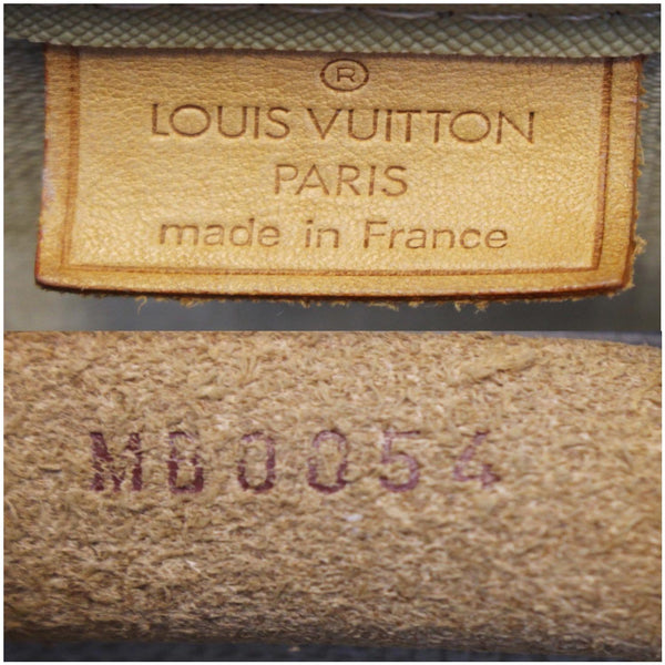 LOUIS VUITTON Deauville Monogram Canvas Boston Satchel Bag Brown