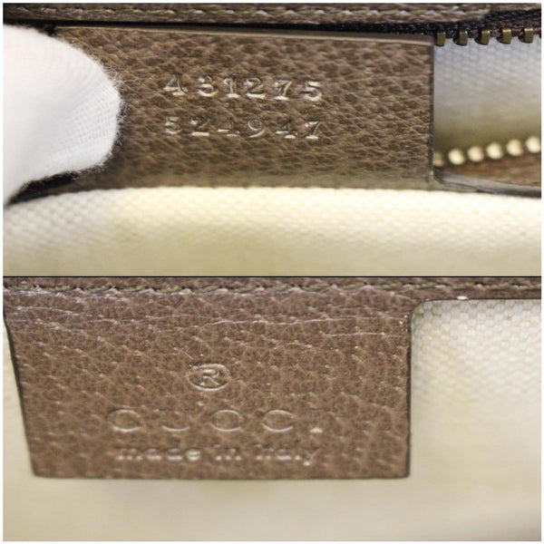 Gucci Handle Bag Animalier Leather Brown - gucci tag