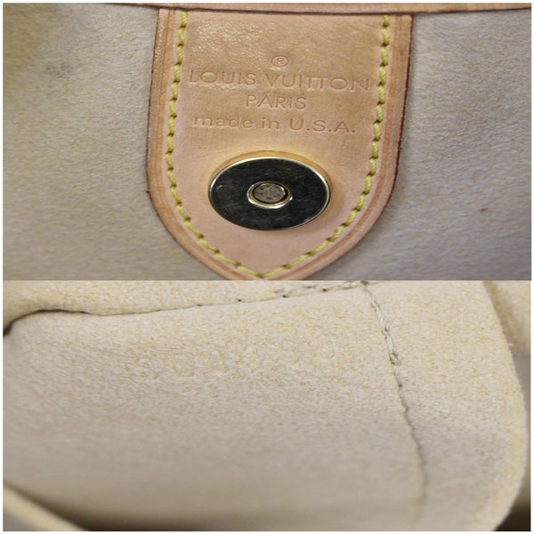 LOUIS VUITTON Galliera PM Monogram Canvas Shoulder Handbag Brown