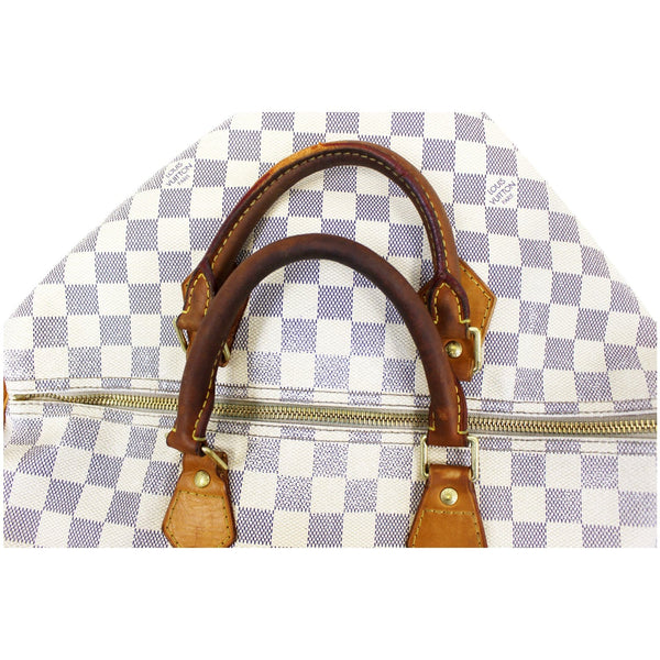 LOUIS VUITTON Speedy 35 Damier Azur Satchel Bag-US