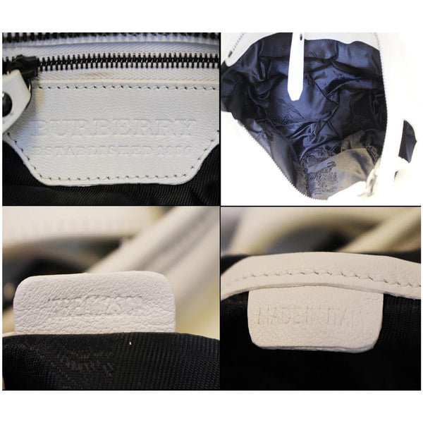 Burberry Leather Bag - inside view