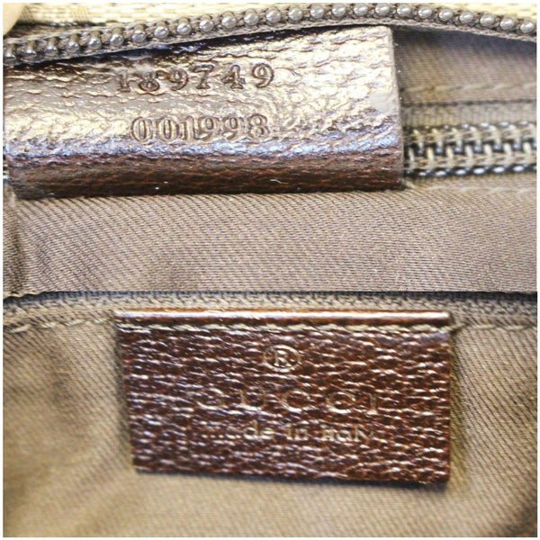 GUCCI GG Canvas Web Shoulder Crossbody Bag Beige 189749-US