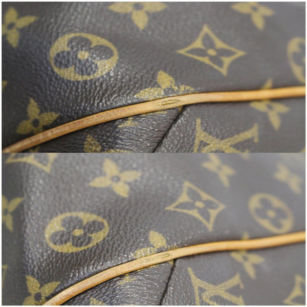 LOUIS VUITTON Totally PM Monogram Canvas Shoulder Tote Bag Brown