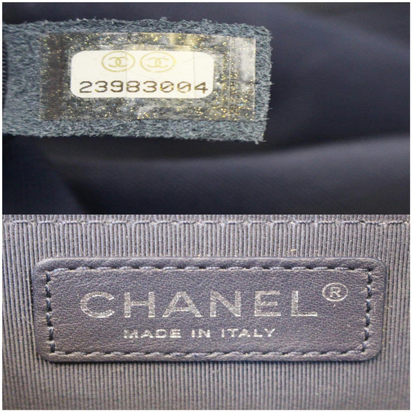 CHANEL CC Chevron Flap Shoulder Crossbody Bag Blue-US