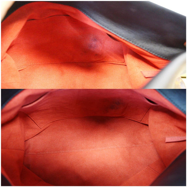 Louis Vuitton Tuileries Monogram Canvas Hobo Bag inside view