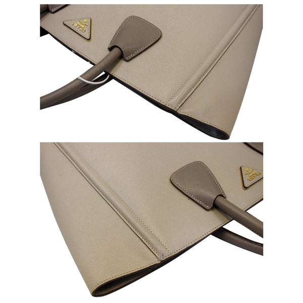 PRADA Saffiano Lux Bicolor Tote Bag-US