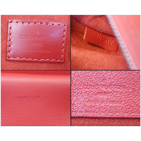 Interior LV Very One Handle Monogram Leather Bag