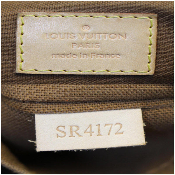 LOUIS VUITTON Palermo PM Monogram Canvas Shoulder Bag Brown