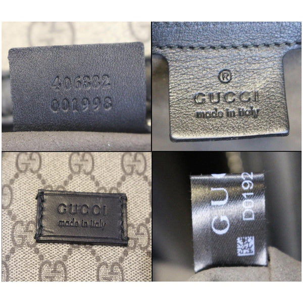 GUCCI GG Supreme Duffle Carry-on Bag 406382 Beige-US