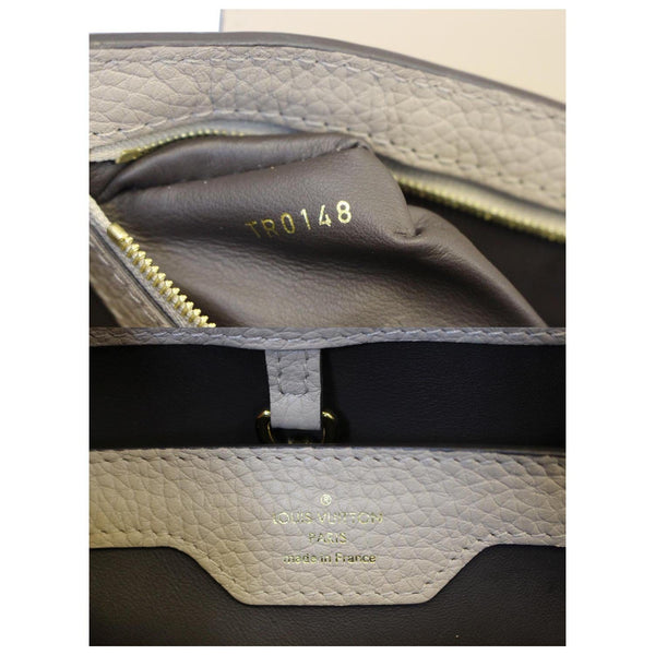 LOUIS VUITTON Capucines PM Taurillon Leather Shoulder Bag Galet-US