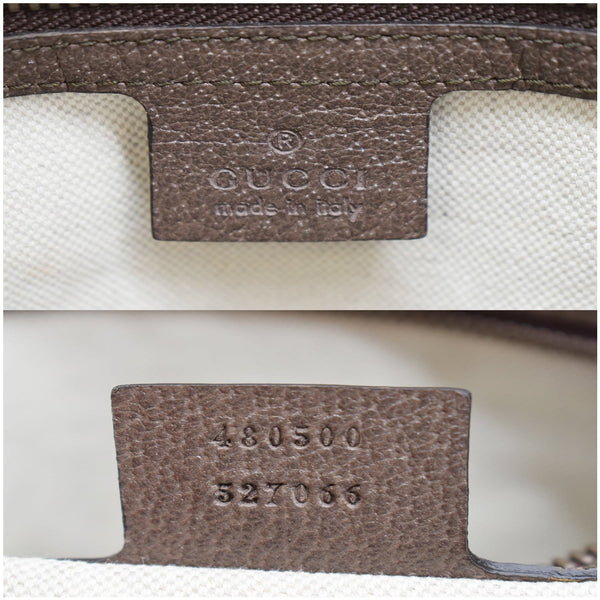 Gucci Neo Vintage Supreme Monogram Web Duffel Travel Bag