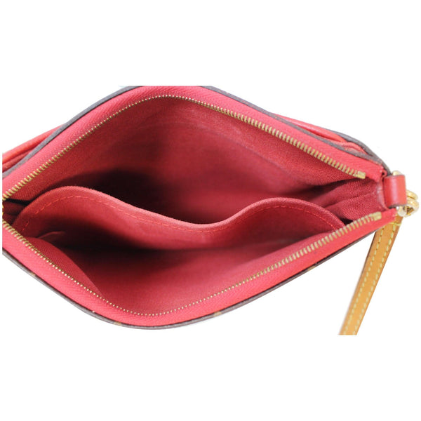 compartment interior Louis Vuitton Pallas Clutch Bag