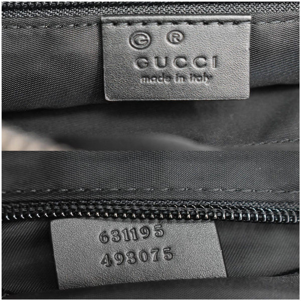 GUCCI Techno Canvas Web Messenger Bag Black 631195