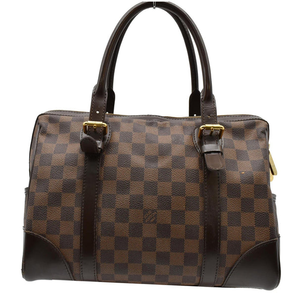 Louis Vuitton Berkeley Damier Ebene Satchel Bag - Brown